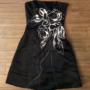 WHBM strapless semi-formal mini dress